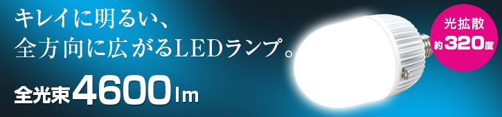 水銀灯型LEDランプ 全方向タイプ 40VAクラス